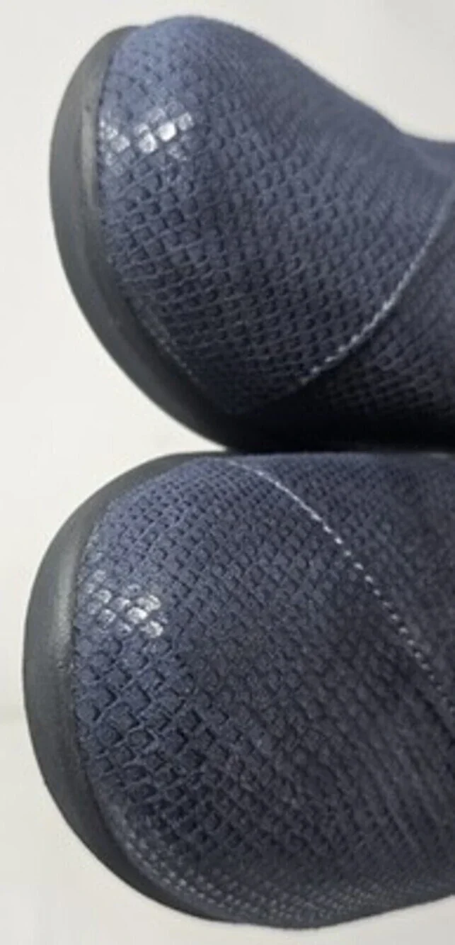 Comfort Slip-On Flats in Navy Blue